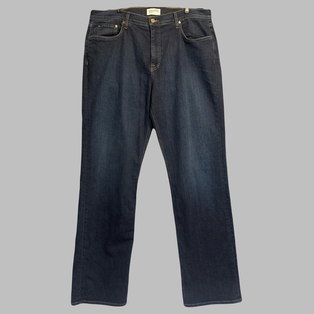 Tecovas Slim Jean Italian Denim Mens 40x32 Dark Blue Made in USA 32SLDW Stretch